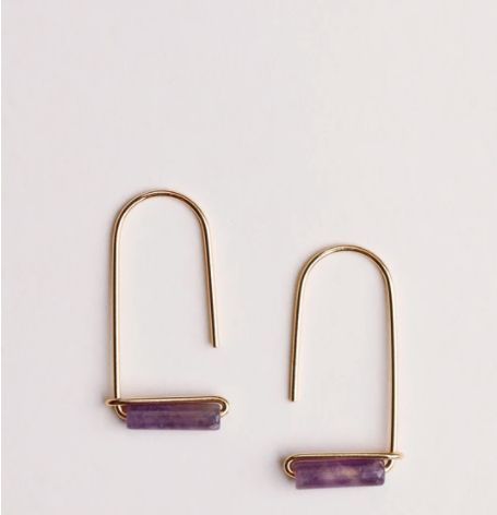 BOW | Lava Brass Earrings