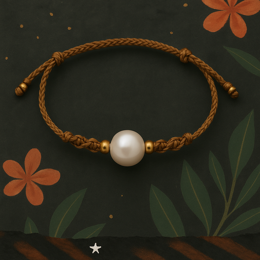 BIANCA | Freshwater Pearl Bracelet - Tiny Spiral
