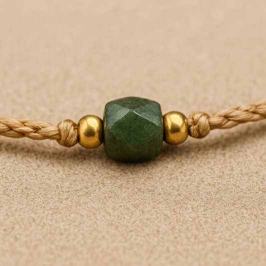 BIRDIE | Green Mica Bracelet