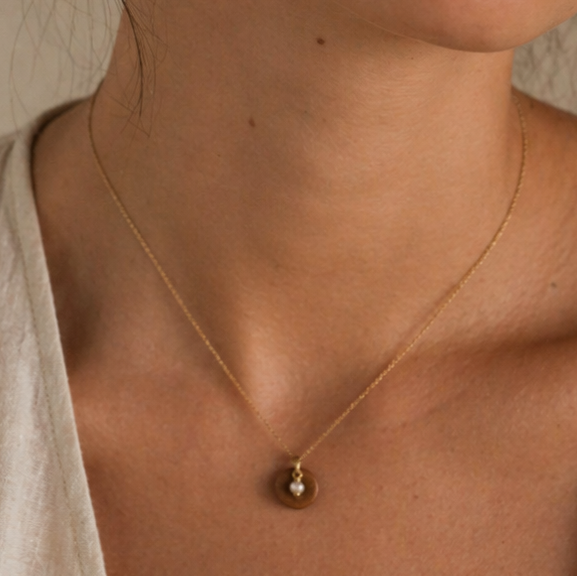 TWO OF A KIND | Matching Acorn Cap Necklace Set