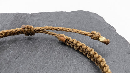 FOREST WALK | Aventurine macrame bracelet with wood