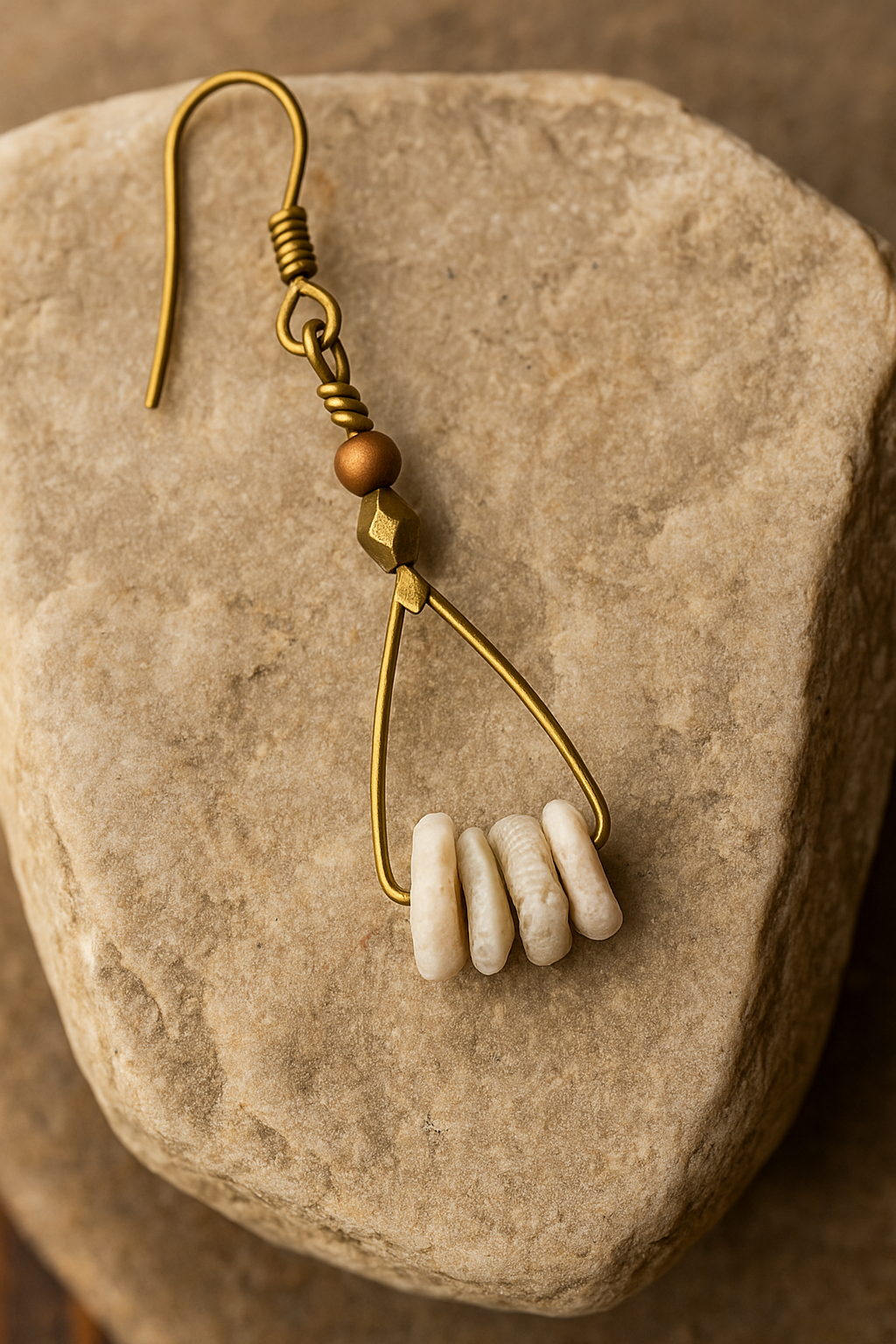 EGGSHELL | Ostrich Egg Earrings