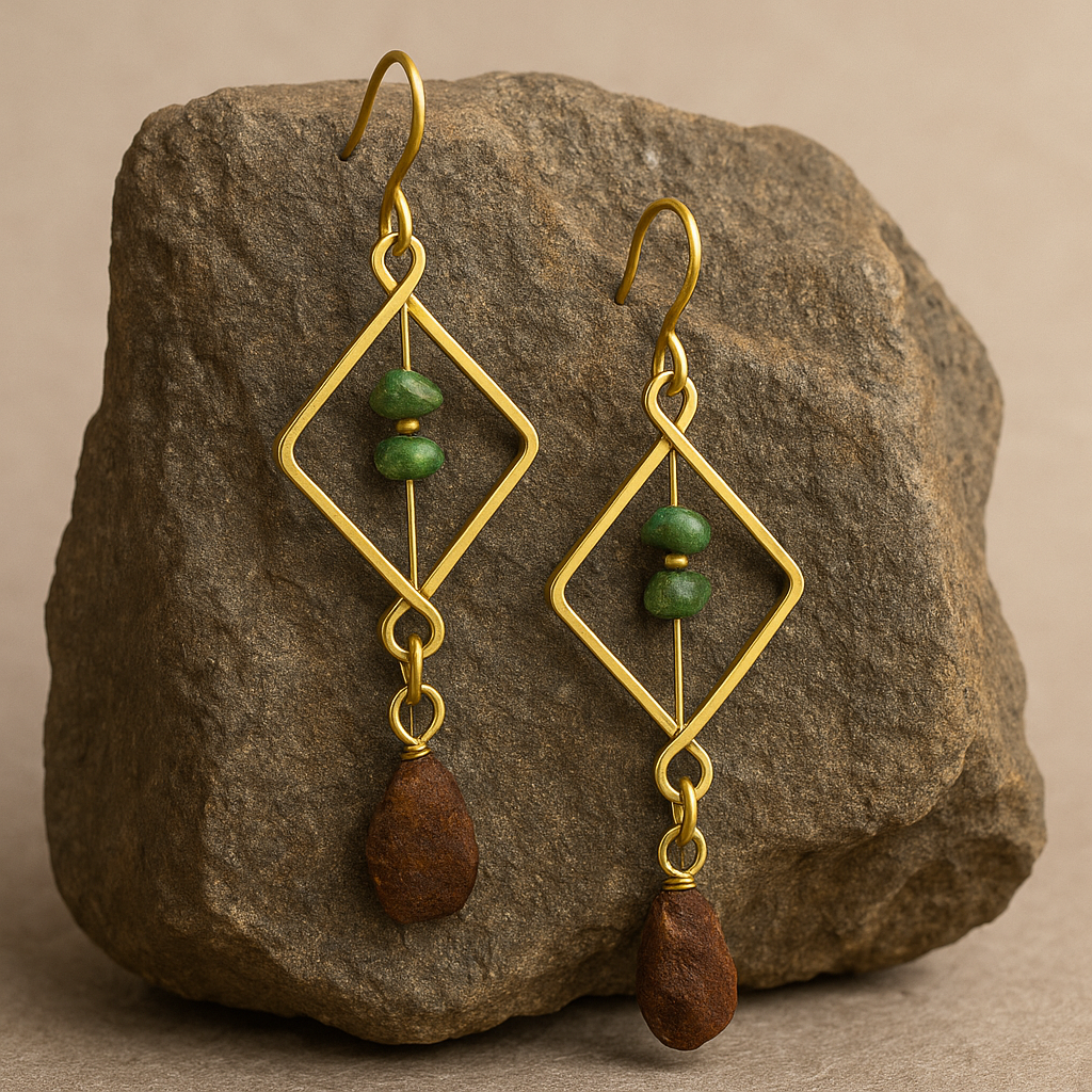PEACOCK | Pine Cone Earring