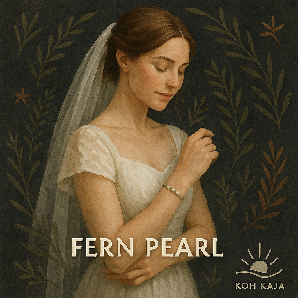 FERN PEARL | Freshwater Pearl and Mother-of-Pearl Bracelet