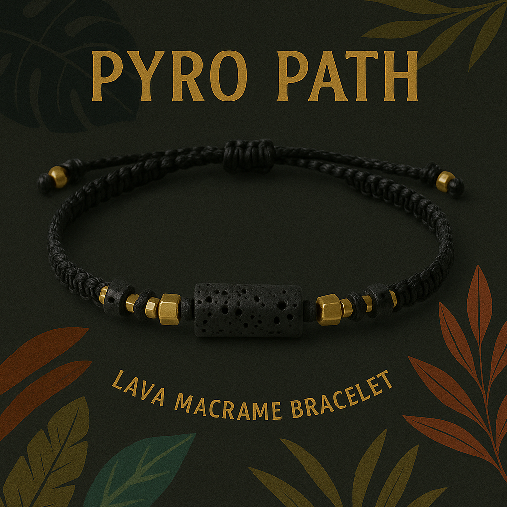 PYRO PATH | Lava Macrame Bracelet
