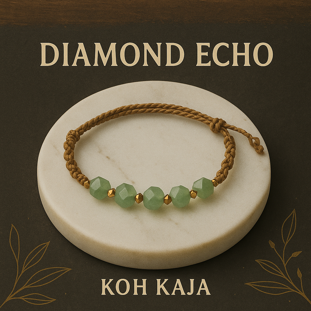 FERN FACETS | Aventurine Macrame Bracelet