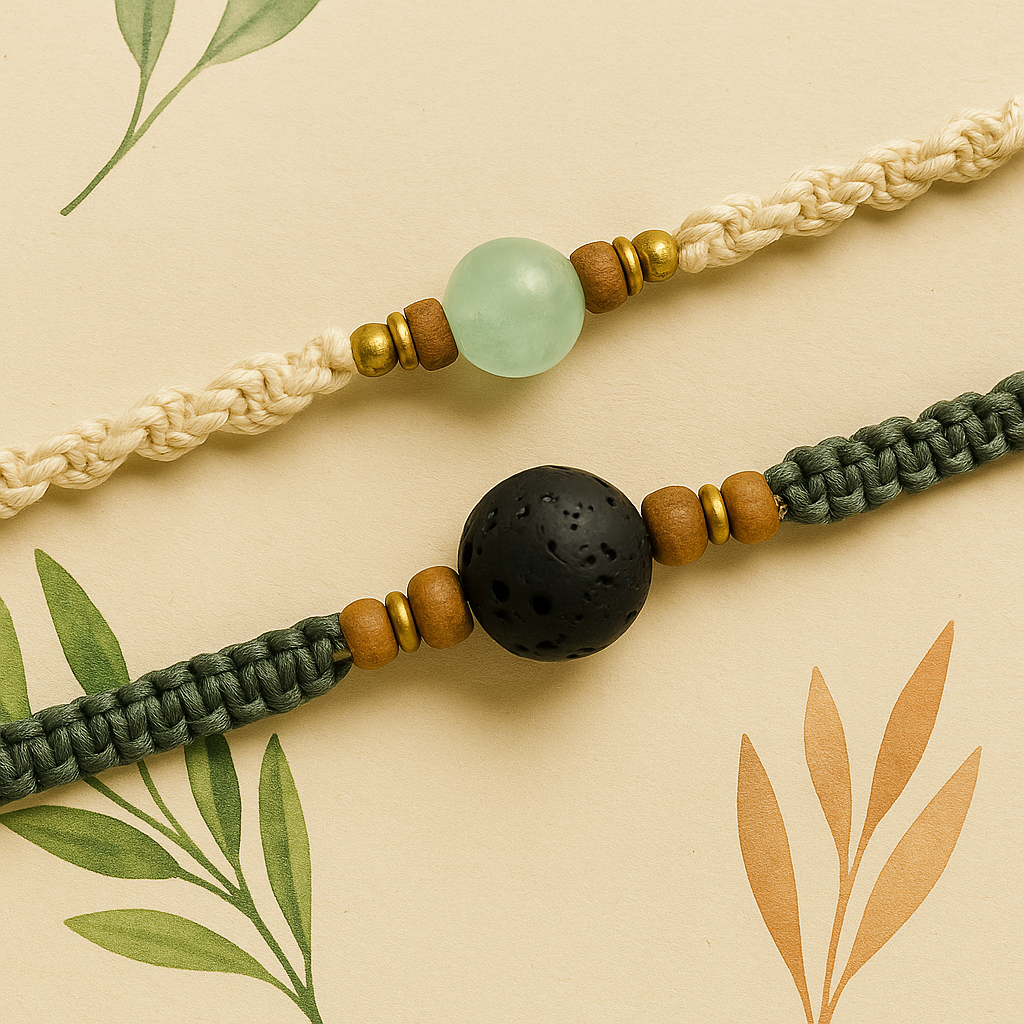 LOVEBIRDS | A Matching Bracelet Set – Lava & Jade V01