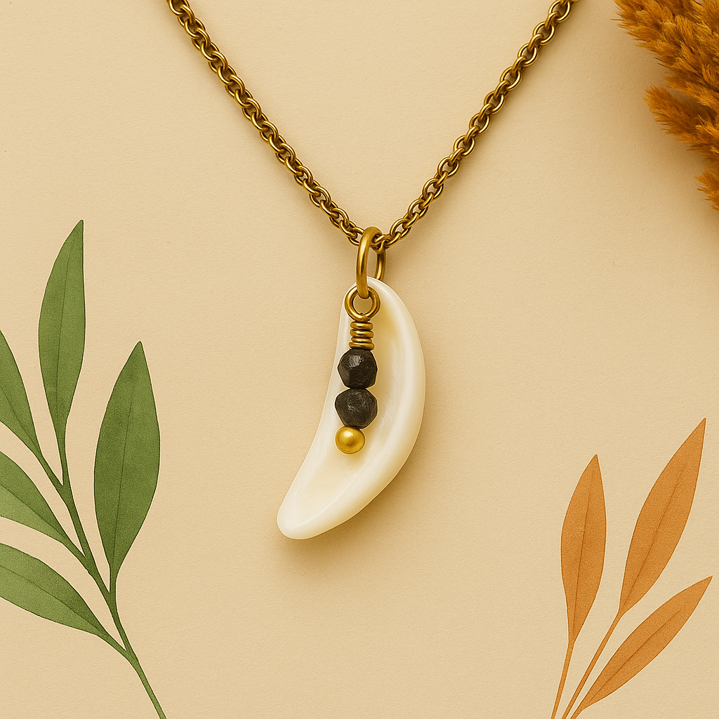 ### SRI LANKA BEACH | Cowrie Fragment Necklace