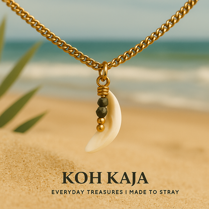 ### SRI LANKA BEACH | Cowrie Fragment Necklace