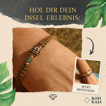 ### KOH PHAYAM | Macrame Shell Bracelet