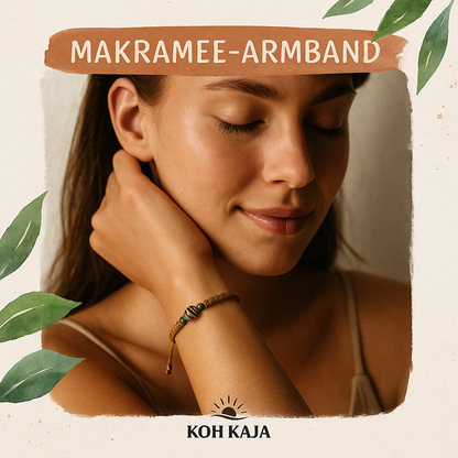 ### KOH PHAYAM | Macrame Shell Bracelet