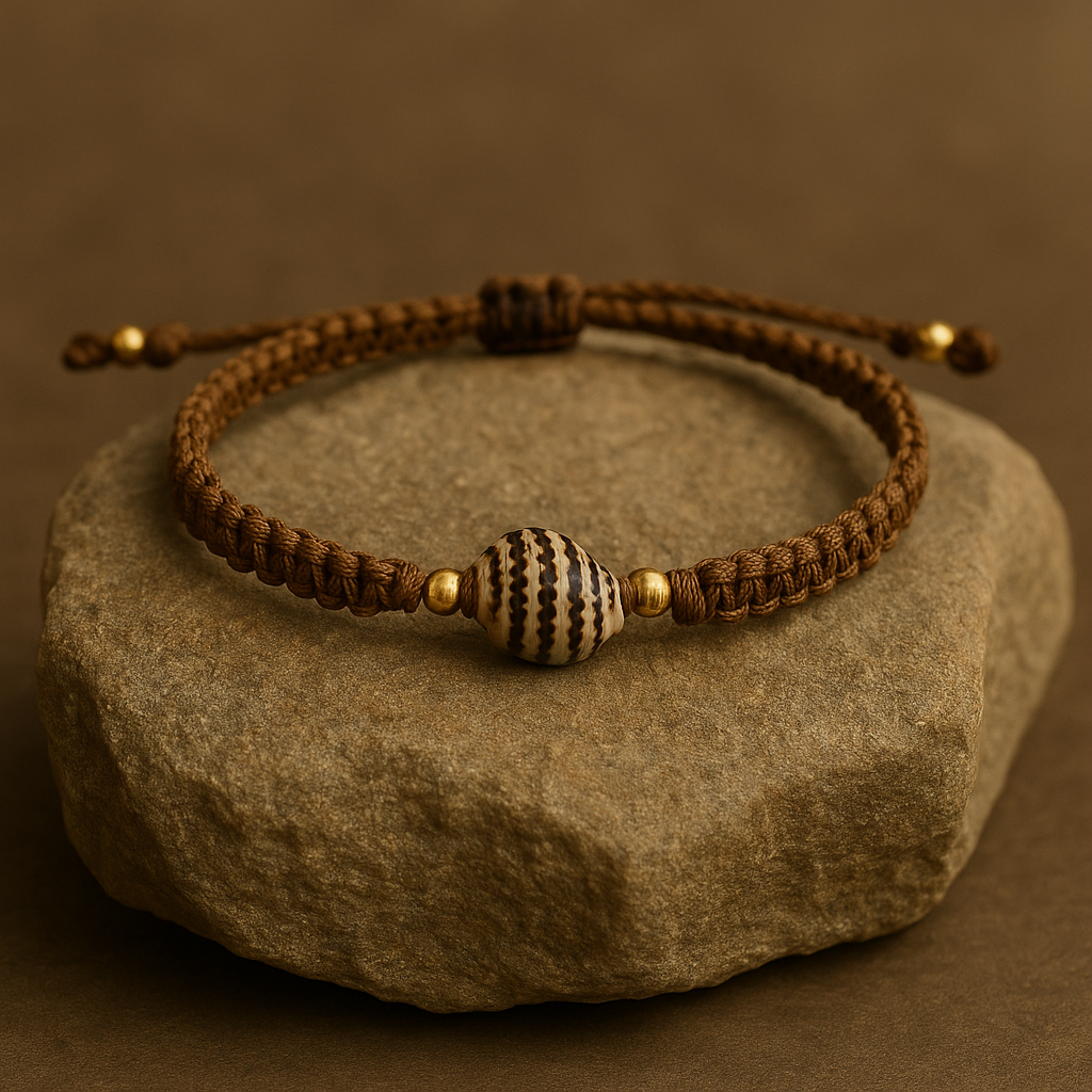 ### KOH PHAYAM | Macrame Shell Bracelet