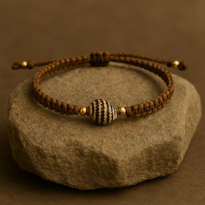 ### KOH PHAYAM | Macrame Shell Bracelet