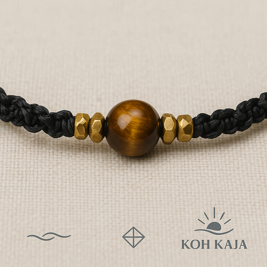 ROOTS | Tiger Eye Macrame Bracelet