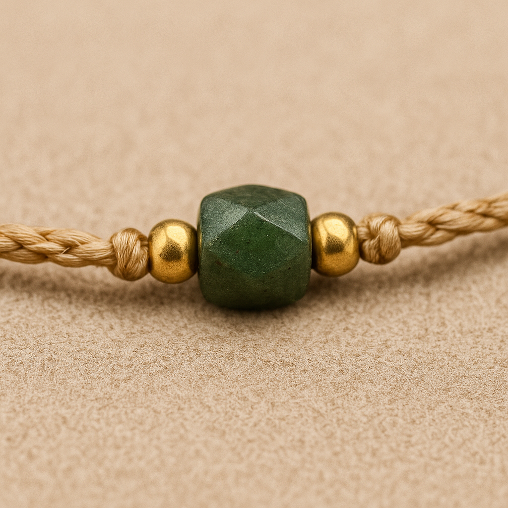BIRDIE | Green Mica Bracelet