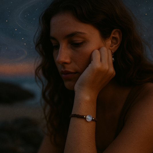 PLANET WOOD | Calcit Macrame Bracelet