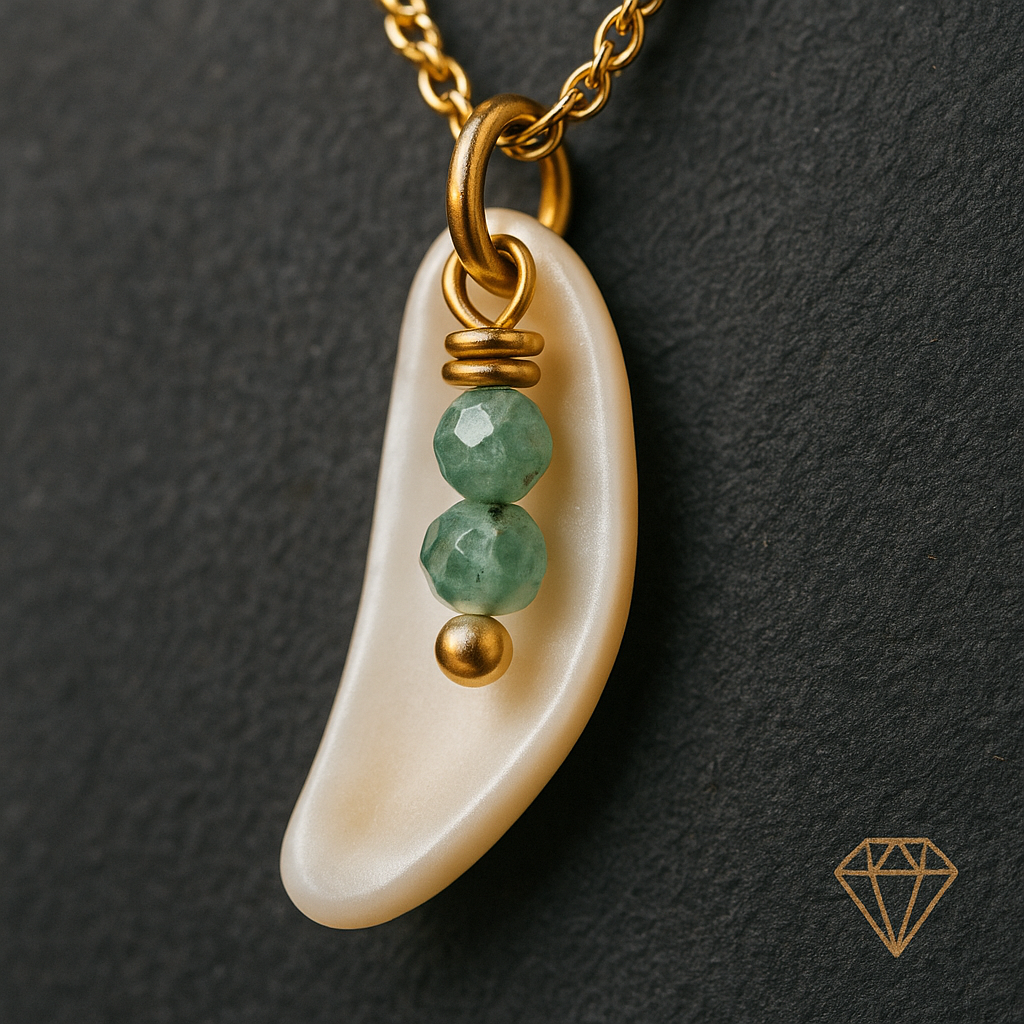 ### SRI LANKA BEACH | Cowrie Fragment Necklace