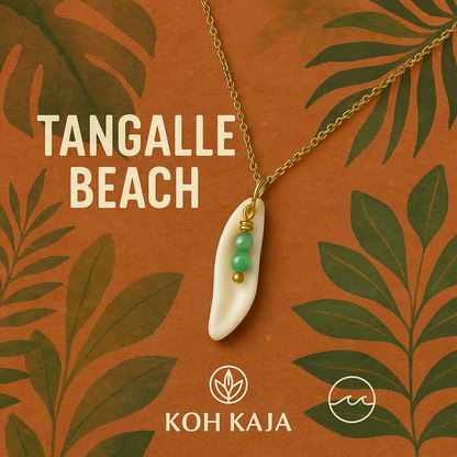 ### SRI LANKA BEACH | Cowrie Fragment Necklace
