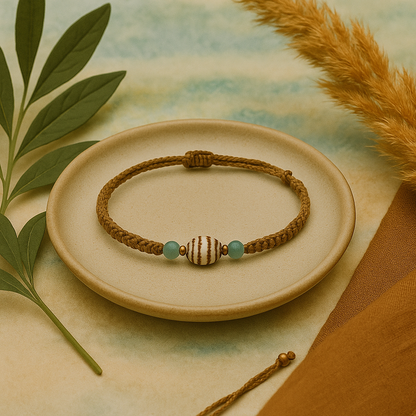 ### KOH PHAYAM | Macrame Shell Bracelet