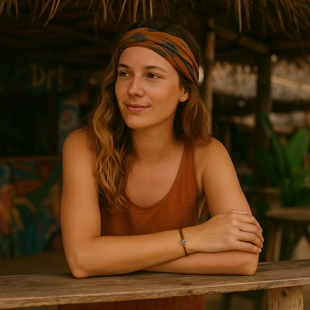 ### KOH PHAYAM | Macrame Shell Bracelet
