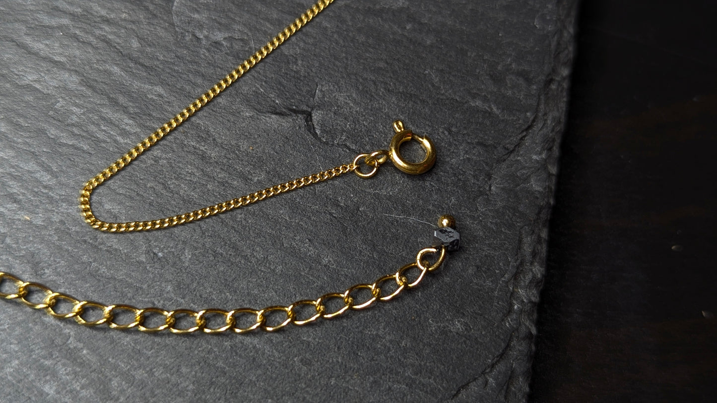 RELIC | Brass Charm & Hematite Necklace