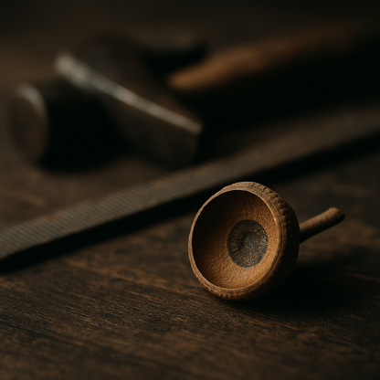 ACORN RING | Acorn Cap Necklace with Lava