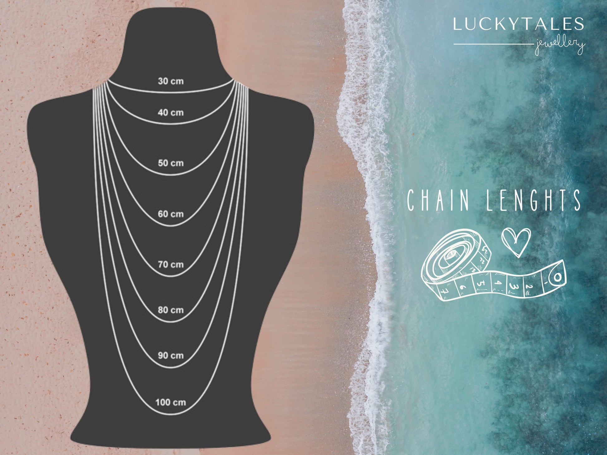 Dainty, gold stainless steel necklace with a cowrie shell pendant and tiny gemstones (personalizable and waterproof).